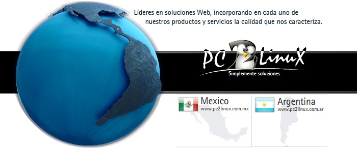 Soluciones Web PC2Linux Dinamicas para Su Empresa